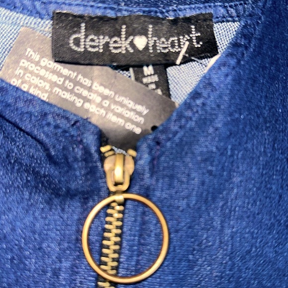 NWT DEREK HEART DENIM SLEEVELESS DRESS SIZE M - Picture 5 of 13